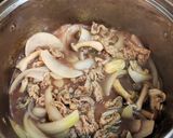 牛肉とキノコの赤ワイン煮込み作り方6写真