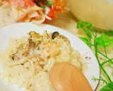 電子レンジで簡単♪きのこクリームリゾット作り方2写真