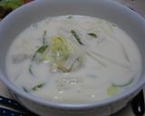 クラムチャウダー風白菜スープ作り方5写真