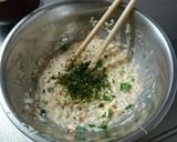 離乳食後期☆モチモチしらすお好み焼き作り方5写真
