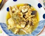 鶏肉としいたけとしめじのみぞれ煮作り方5写真