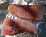 柔らかめかじきバター照り焼き作り方1写真