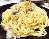 牡蠣のクリームパスタ レモン風味作り方5写真
