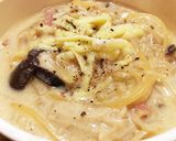 簡単＊ワンポット＊クリームスープパスタ作り方8写真
