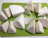 聖護院大根と油揚げの煮物作り方2写真