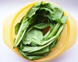 茹でないほうれん草のお浸し作り方2写真