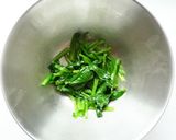 茹でないほうれん草のお浸し作り方5写真