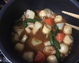 和風根菜のマーボー煮作り方3写真