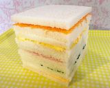 クリスマスやお祝いに☆サンドイッチケーキ作り方12写真