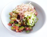 オクラの梅かつお和え作り方6写真