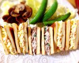 基本の高野豆腐サンド☆卵桜エビなまり節作り方7写真