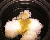 簡単 海苔と昆布茶とおかかの中華風おかゆ作り方1写真