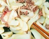 カブと玉ねぎのコストコプルコギ炒め作り方3写真