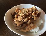 レンコンの甘煮と納豆のご飯作り方2写真