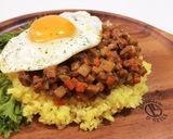 旨味ギュッと♡根菜と挽肉のドライカレー作り方5写真