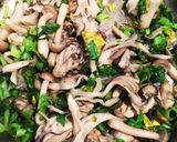牡蠣ときのこのクリームパスタ作り方3写真