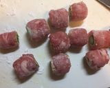 オクラinちくわの豚肉巻き焼き作り方6写真