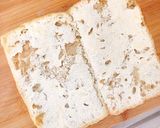 油揚げで☆ハムとカレー卵のわんぱくサンド作り方1写真
