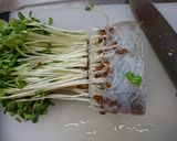 お父さんのカイワレ豚巻き作り方1写真