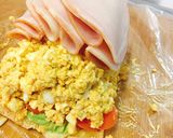 油揚げで☆ハムとカレー卵のわんぱくサンド作り方13写真