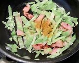 キャベツとベーコンの簡単カレー風味ソテー作り方3写真