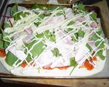 ベビーリーフのピザ作り方5写真