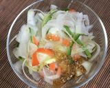 ピーラーサラダ 蒸し鶏と中華ドレッシング作り方7写真