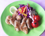 鶏胸のジューシー漬け揚げ焼き柚子胡椒風味作り方5写真