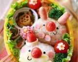 キャラ弁＊簡単♪俵おにぎりクリスマス弁当作り方7写真