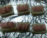 ちくわボート☆魚肉ソーセージのマヨ焼き♪作り方2写真