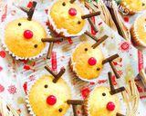 Xmas マフィンで赤い鼻のトナカイさん作り方6写真