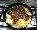 大衆食堂風ステーキ作り方3写真