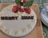 クリスマスケーキ★レアチーズケーキ作り方1写真