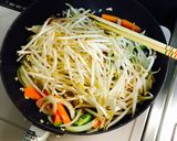 家にある調味料で簡単野菜炒め作り方3写真