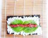 大葉と梅肉の細巻寿司作り方4写真