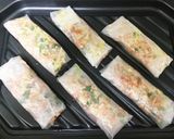 グリル焼き★エビと大葉の焼き春巻き♬作り方11写真