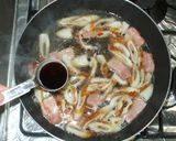 カブのあんかけ煮物♪チクワとほうれん草作り方8写真