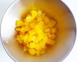 ピリ辛　たくあんと豆板醤の胡麻炒め作り方1写真