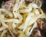プチすき焼きたれで簡単節約豚すきうどん♪作り方5写真