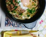 プチすき焼きたれで簡単節約豚すきうどん♪作り方7写真