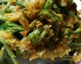 春菊と豆腐の胡麻柚子醤油サラダ作り方3写真