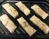 グリル焼き★エビと大葉の焼き春巻き♬作り方12写真