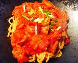 シーフードミックスでトマトパスタ作り方6写真