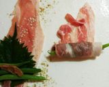 いんげんと大葉の豚肉巻き♪お弁当にも〜♡作り方4写真