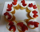 スイート★カップパン✿ストロベリーリース作り方10写真