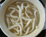 超簡単♡白湯スープde鯖の味噌うどん♪作り方2写真