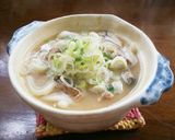 超簡単♡白湯スープde鯖の味噌うどん♪作り方4写真