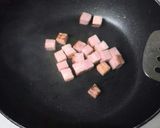 芽ひじきとブロックベーコンのいため煮作り方3写真