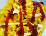 超、朝食、シーチキントースト作り方3写真