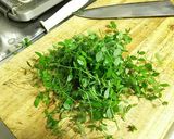 カラスノエンドウと豆腐のごまみそ炒め作り方3写真